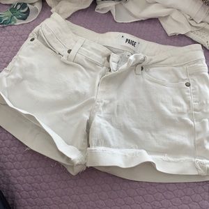 Paige White Jean Shorts